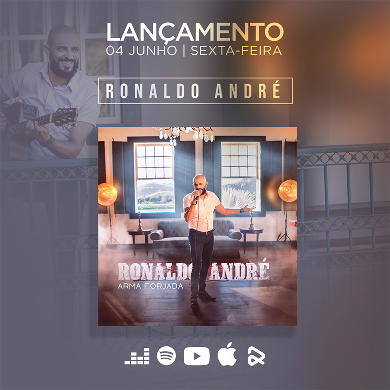 Ronaldo André lança single e clipe "Arma forjada" pela Graça Music