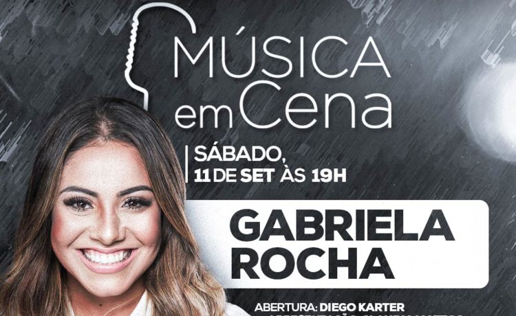 Música em Cena recebe Gabriela Rocha no palco do Imperator