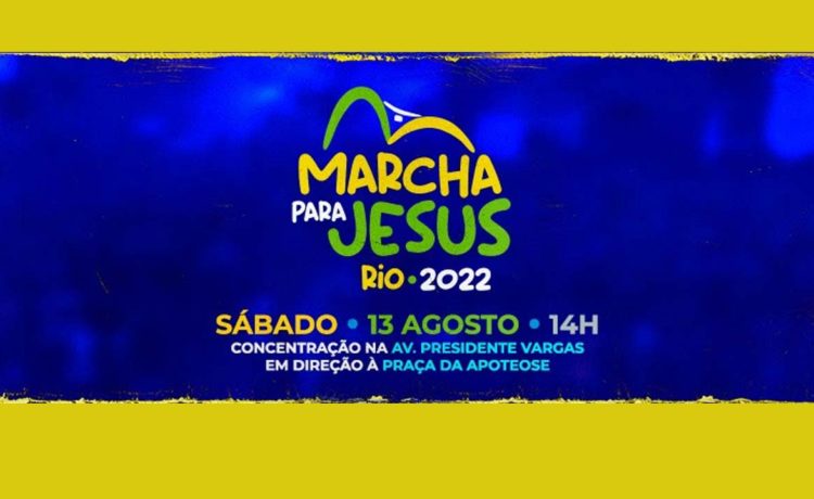 Marcha Para Jesus no Rio de Janeiro é confirmada para o dia 13 de agosto